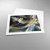 Poster - Poster ohne Rahmen - Abstraktion Graffiti Bunt - Produktbild-Vorschau 3