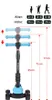 Yoleo 3-in-1 Kinder Scooter mit LED Räder, Produktbild-Vorschau 3