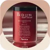 A red bottle of Fanola Botugen Hair Ritual Reconstructive Mask is shown in a circular frame with a textured background. Anteprima dell’immagine prodotto