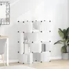 vidaXL System regałów z 12 kostkami i drzwiami Podgląd zdjęcia produktu 9