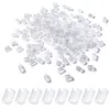 Ganchos de plástico blanco para espejos - 50 unidades, 9 mm Vista previa de la imagen del producto 1