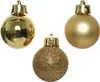 Christbaumkugeln Kunststoff 3cm 14er Set - Hellgold Náhľad obrázku produktu