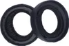 Two black and dark blue ear pads for headphones are shown against a white background. Anteprima dell’immagine prodotto