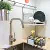 Spülbecken-Schwammhalter, Spülbecken-Organizer, rostfreier Produktbild-Vorschau 2