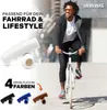 Retro Fahrrad Griffe Vintage Weiß Weichgummi Produktbild-Vorschau 3