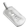 Anhänger 32x16mm LOVE rhodiniert Silber 925 silber 32x16mm Produktbild-Vorschau 1