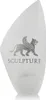 A white frosted bottle of perfume with a silver winged lion logo and the word SCULPTURE. Náhľad obrázku produktu