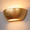 Lindby Wandleuchte Kolja, goldfarben, Gips, 25 cm breit, Produktbild-Vorschau 2
