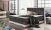 Boxspringbett PRATO Stoff Beige 200x200cm Produktbild-Vorschau 3