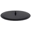 A black, round shower head is shown against a white background. Náhľad obrázku produktu