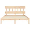 The Living Store Massivholzbett mit Kopfteil Produktbild-Vorschau 5