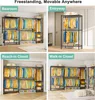 Porte-vêtements robuste et extensible, dimensions 240 x 40 Voir les images du produit 4