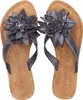 Lazamani Daisy Damen Leder-Zehentrenner Black Größe 41 Produktbild-Vorschau 17