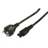 Logilink Power Cord, CEE7/7 - C5, black, 1.80m Anteprima dell’immagine prodotto 2