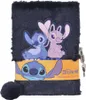 Agenda en peluche à cadenas Stitch bleu marine Voir les images du produit 7