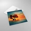 Bilder auf glas - See Natur Nacht - 70x70cm - Glasbilder - Produktbild-Vorschau 2