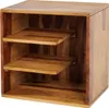 riess-ambiente Massivholz Beistelltisch CUBUS 45cm braun Produktbild-Vorschau 9