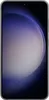 A front-facing product shot of a black Samsung Galaxy S23 smartphone with a dark, abstract wallpaper on its screen. Podgląd zdjęcia produktu