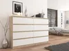 Komoda 140 cm 8 zásuvek skříňka FRAMIRE R-140-S8 mix sonoma Náhled obrázku produktu 8