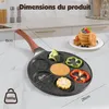 YASHE Poêle à Pancakes en Forme de Sourire, Poêle à Crêpes Voir les images du produit 6