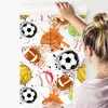 Tapeta młodzieżowa piłka nożna koszykówka baseball Podgląd zdjęcia produktu 3
