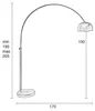 Zuiver Metal Bow Stehlampe Schwarz Produktbild-Vorschau 7
