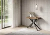 ITYHOME - Console extensible 90x40/196 cm Plaker noyer Voir les images du produit 2