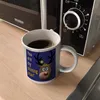 Weihnachten Glitzer-Kaffeebecher mit Rentier Motiv in Blau Produktbild-Vorschau 5