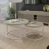 Idohome - Runder Couchtisch 2in1 LAVO mit Metalgestell, Produktbild-Vorschau 1
