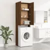 Skříňka na pračku hnědý dub 64x25,5x190 cm Náhled obrázku produktu 3