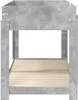 Letto a castello per bambini, colore grigio cemento, Anteprima dell’immagine prodotto 6