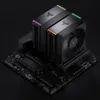 Jonsbo HX6280 CPU-Kühler Dual-Tower PWM RGB schwarz Produktbild-Vorschau 2