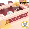 Glacier en bois pour enfants, jouets, trolley sur roues, Voir les images du produit 3