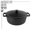 6L Ø28cm Gusseisen Topf mit Deckel aus Gusseisen Produktbild-Vorschau 2