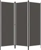 A three-panel room divider standing upright against a white background. Produktbild-Vorschau