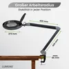 Lumeno LED Lupenleuchte Serie 851X mit 152mm Echtglaslinse, Produktbild-Vorschau 3