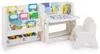 COSTWAY 4 in 1 Kindersitzgruppe, Kindertisch mit Produktbild-Vorschau 1