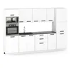 ULWEHOME | Küchenzeile 300 cm Mattweiß, Küchenmöbel-Set Produktbild-Vorschau 2