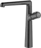 Rubinetto da lavello di design con bocca a L in grafite Anteprima dell’immagine prodotto 1