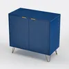 CDGlobal Kommode Sideboard mit 2 Türen, Wohnzimmerschränke Produktbild-Vorschau 4