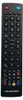 A black remote control with various buttons and labels. Produktbild-Vorschau
