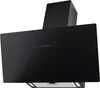 A black kitchen range hood against a white background. Produktbild-Vorschau