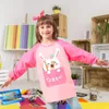 Hase Malschürze Doppelschicht, Kinderschürze für Mädchen im Produktbild-Vorschau 2