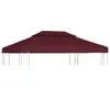 vidaXL Tetto a padiglione con tetto ventilato 310 g/m² 4x3 Anteprima dell’immagine prodotto 6