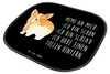 Mr. & Mrs. Panda Sonnenschutz Fürs Auto Corgi Po - Schwarz Produktbild-Vorschau 3
