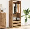 vidaXL Szafa Artisan dąb 80x50x200 cm materiał Podgląd zdjęcia produktu 3