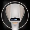 Close-up of the top of a handheld device, possibly a garment steamer, with a glowing ring around it. Produktbild-Vorschau