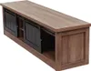 Rack TV HWC-K75, Table de télévision, portes coulissantes, Voir les images du produit 5