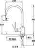 Teka SP 995, Standard, Chrom, Hebelgriffe, 3/8", Typ C, Produktbild-Vorschau 2
