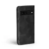 A black flip case for a Google Pixel 6a phone is shown against a white background. Produktbild-Vorschau